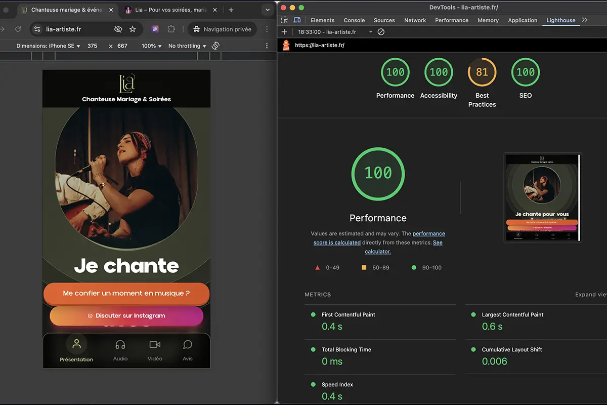 Lighthouse après refonte